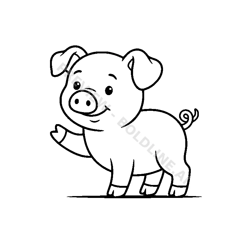 Playful Piglet